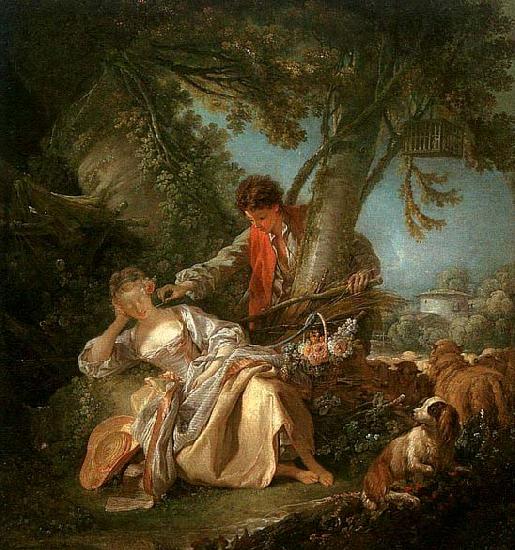 Francois Boucher The Interrupted Sleep